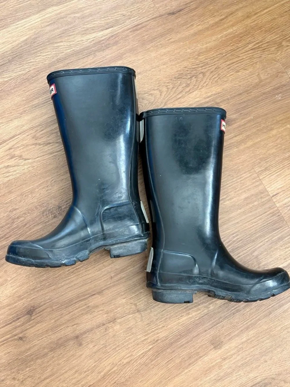 Black Hunter rain boots size US 3G